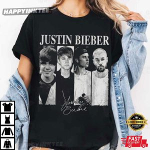 Justin Bieber Musical Journey Eras Vintage Fan Gift T Shirt (4)