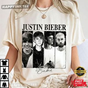 Justin Bieber Musical Journey Eras Vintage Fan Gift T Shirt (1)
