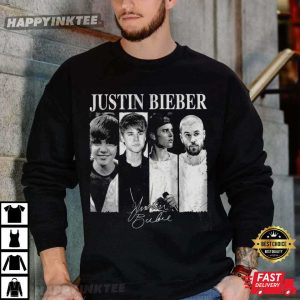 Justin Bieber Musical Journey Eras Vintage Fan Gift T Shirt (2)