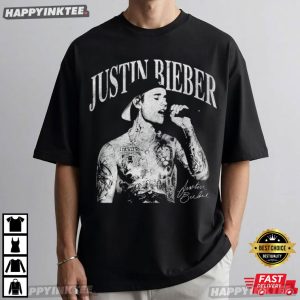 Justin Bieber Vintage Retro Tour Concert Music Lovers T Shirt (1)