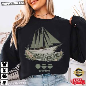 BTS Arirang Swim Floral Sailboat Kpop Gift T Shirt (1)