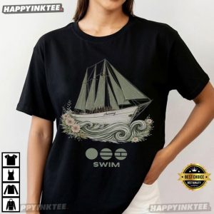 BTS Arirang Swim Floral Sailboat Kpop Gift T Shirt (2)