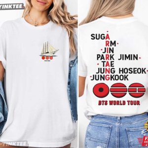 BTS Arirang World Tour Swim Letter T Shirt (4)