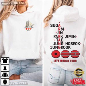 BTS Arirang World Tour Swim Letter T Shirt (1)