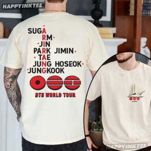 BTS Arirang World Tour Swim Letter T Shirt (3)
