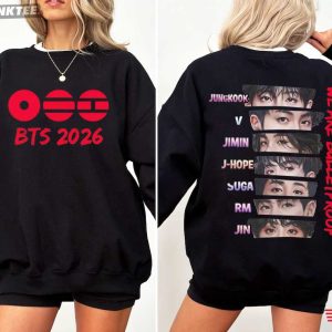 BTS 2026 World Tour We Are Bulletproof Kpop T Shirt (3)