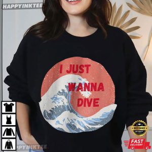 BTS Swim I Just Wanna Dive Wave K pop Fan Gift T Shirt (1)