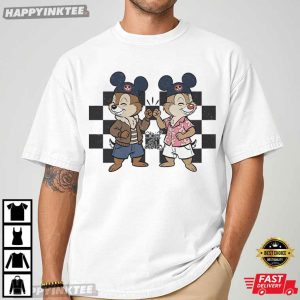 Chip and Dale Checkered Walt Disney World Family Vacation T Shirt (4)