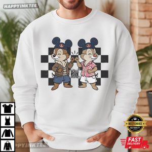 Chip and Dale Checkered Walt Disney World Family Vacation T Shirt (1)