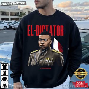 El Dictator Kylian Mbappe Portrait Military Uniform T Shirt (1)