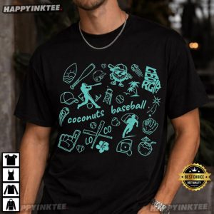 Coconuts Baseball Savannah Baseball Summer Game Day T Shirt (4)
