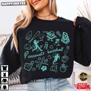 Coconuts Baseball Savannah Baseball Summer Game Day T Shirt (1)