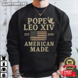 Robert Francis Prevost Pope Leo XIV American Made Religious T Shirt (1)