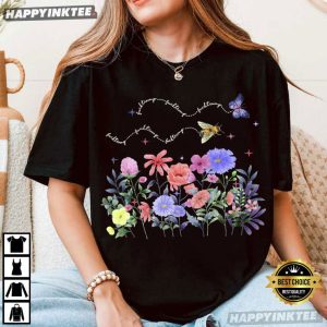 Floral Anti Trump Resist Protest Political Statement T Shirt (2)