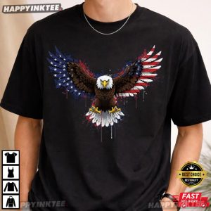 American Eagle Patriotic 4th Of July Independence Day T Shirt (1)