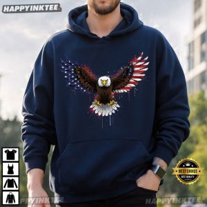 American Eagle Patriotic 4th Of July Independence Day T Shirt (2)