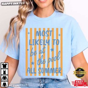 Most Likely To Custom Text Last Day of School Summer Break T Shirt (4)