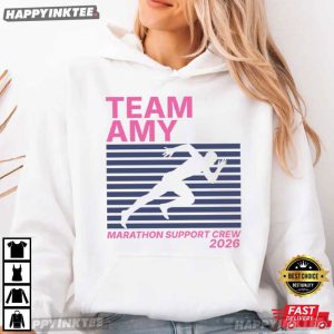 Marathon Support Crew Custom Team Name And Year Running T Shirt (3)