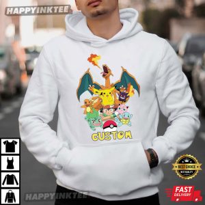 Pokemon Birthday Gift Custom Name T Shirt (3)