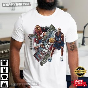 Allen Iverson MVP Philadelphia 76ers Vintage Basketball T Shirt (1)