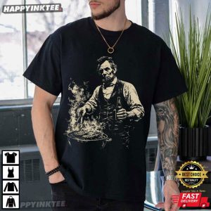 Abraham Lincoln BBQ Funny 4th of July American History T Shirt (2)