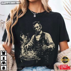 Abraham Lincoln BBQ Funny 4th of July American History T Shirt (3)