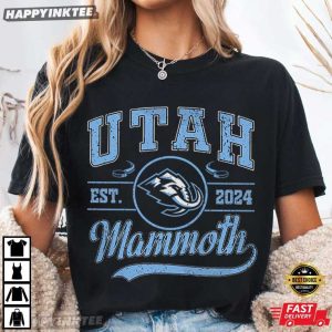 Utah Mammoth Hockey Retro Fan Gift T Shirt (4)