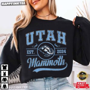 Utah Mammoth Hockey Retro Fan Gift T Shirt (1)