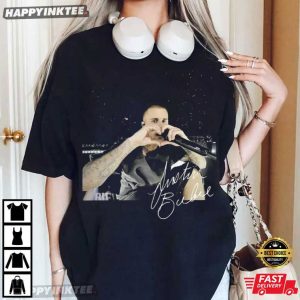 Justin Bieber Heart Sign 2026 Tour Music T Shirt (1)