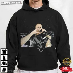 Justin Bieber Heart Sign 2026 Tour Music T Shirt (2)