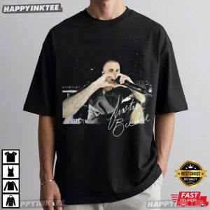 Justin Bieber Heart Sign 2026 Tour Music T Shirt (3)