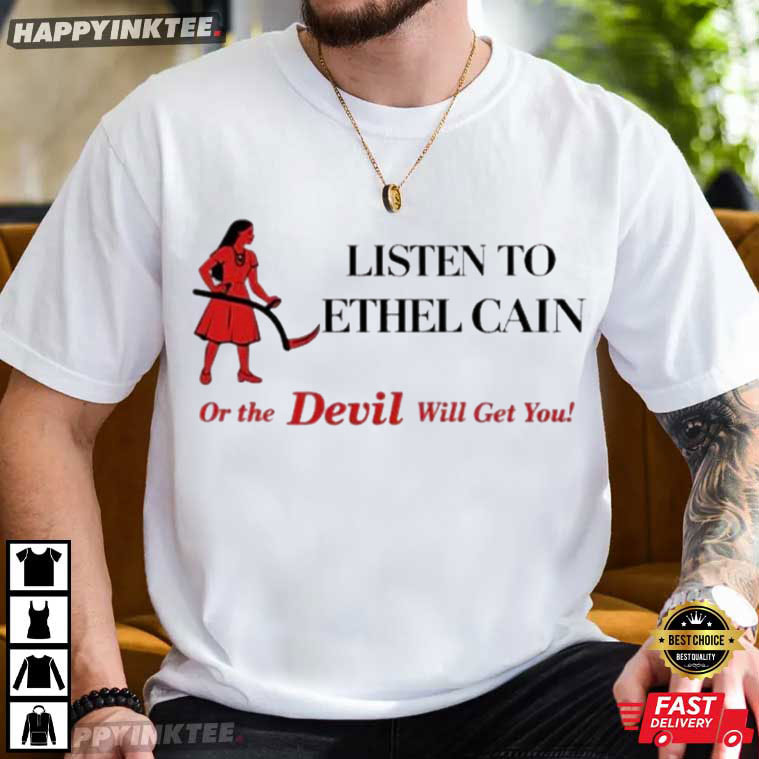 Listen to Ethel Cain or Devil Will Get You Coachella Music T-Shirt