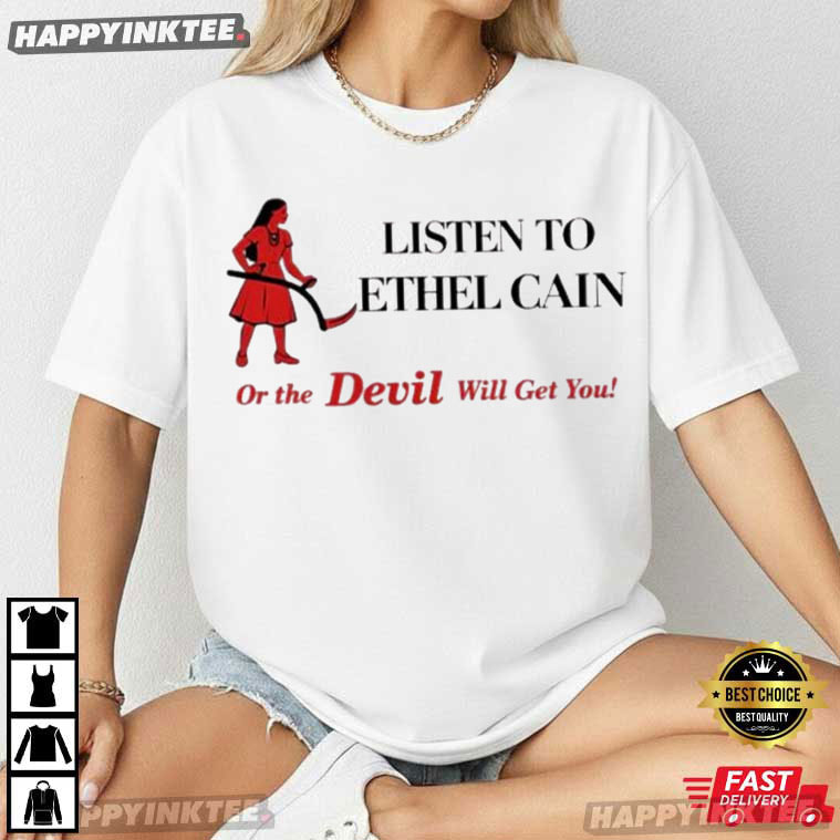 Listen to Ethel Cain or Devil Will Get You Coachella Music T-Shirt
