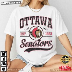Ottawa Senators Hockey Retro Fan Gift T Shirt (2)