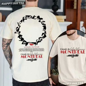 Circuit de Gilles Villeneuve Montreal F1 Motorsport Track T Shirt 2