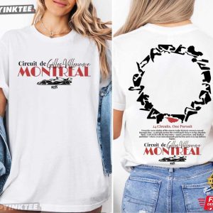 Circuit de Gilles Villeneuve Montreal F1 Motorsport Track T Shirt 1 (1)