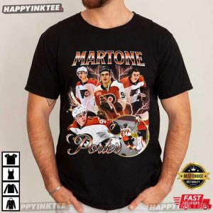 Porter Martone Philadelphia Flyers Vintage NHL Fan Hockey T Shirt (2)