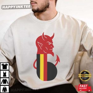 Belgium National Football Team Red Devils Mascot T Shirt (2)