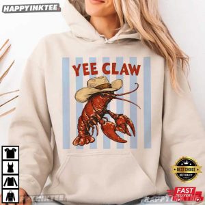 Yee Claw Lobster Western Country T Shirt (4)
