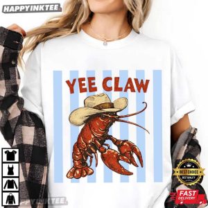 Yee Claw Lobster Western Country T Shirt (2)