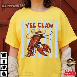 Yee Claw Lobster Western Country T Shirt (3)