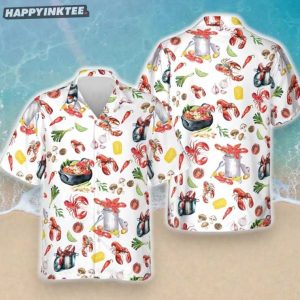 Crawfish Cajun Food Lovers Gift Summer Hawaiian Shirt (2)