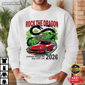Rock The Dragon Fontana Village NC 2026 Car Driver T Shirt (1)