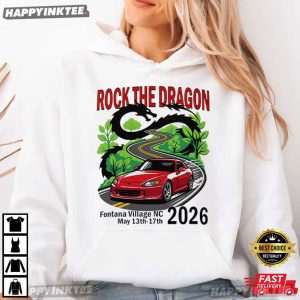 Rock The Dragon Fontana Village NC 2026 Car Driver T Shirt (3)