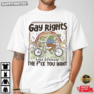 Frog Gay Rights Love Whoever You Want LGBTQ T Shirt (2)