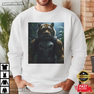 Tiger Warrior Skull T Shirt (1)