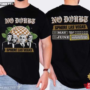 No Doubt Band Sphere Las Vegas Rock Music Tour T Shirt (3)