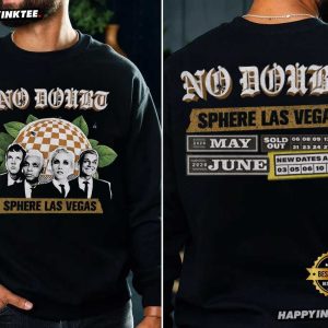 No Doubt Band Sphere Las Vegas Rock Music Tour T Shirt (4)
