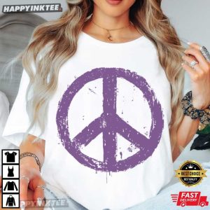 Distressed Peace Sign T-Shirt