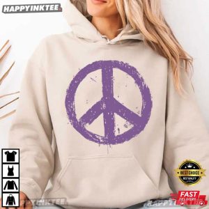 Distressed Peace Sign T Shirt (3)